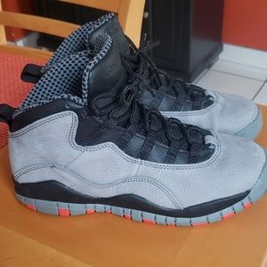Nike Air Jordan Retro 10 Cool Grey/Infrared